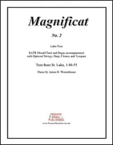 Magnificat SATB choral sheet music cover